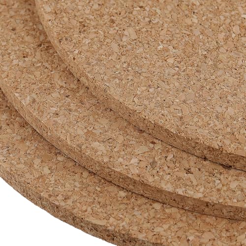 Sous Verre Rond en Liège Absorbant 10 cm Lot de 80 Pièces - 4
