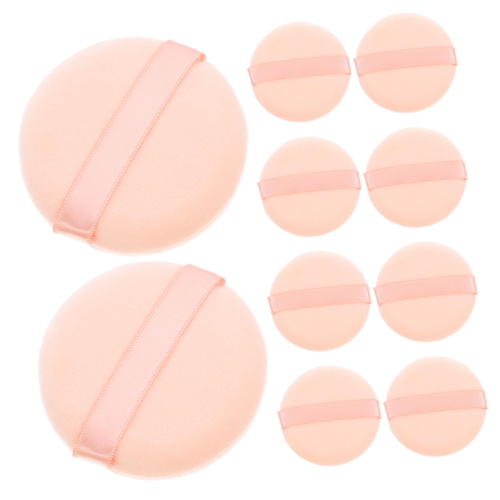 PACKOVE 16Pcs Cotton Face Powder for Makeup Velour Cushions for Loose Powder Foundation Application Durable Washable Makeup Sponges Occasion