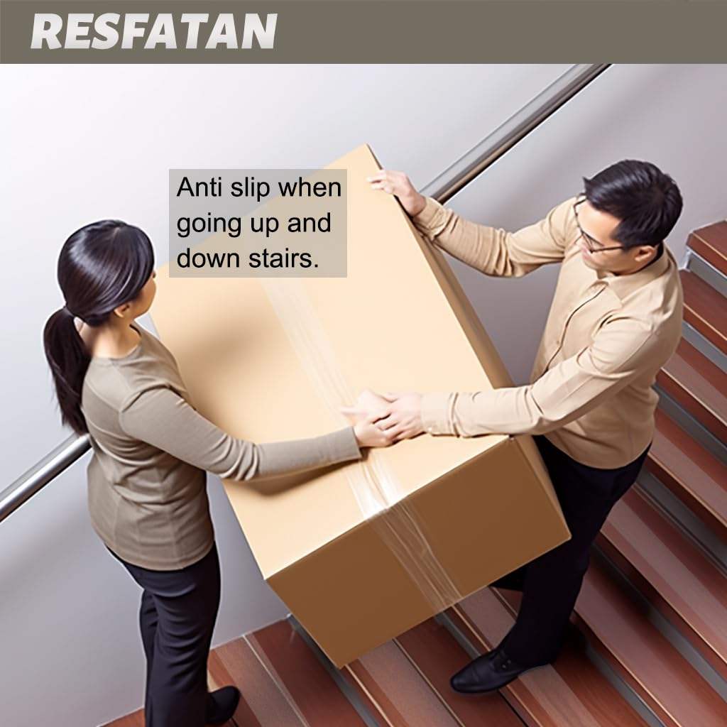 Clear Anti Slip Friction Grip Tape 6”x30 8-Pack Pre-Cut Non-Slip Stair Indoor, Soft for Floor,Outdoor,Children,Pets