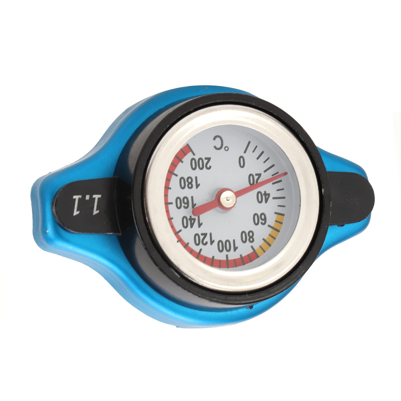 Tappo del Radiatore Ad Alta Pressione in Lega di Alluminio - Regolazione della Pressione Dell'indicatore di Temperatura Universale (Testa Piccola 1.1)