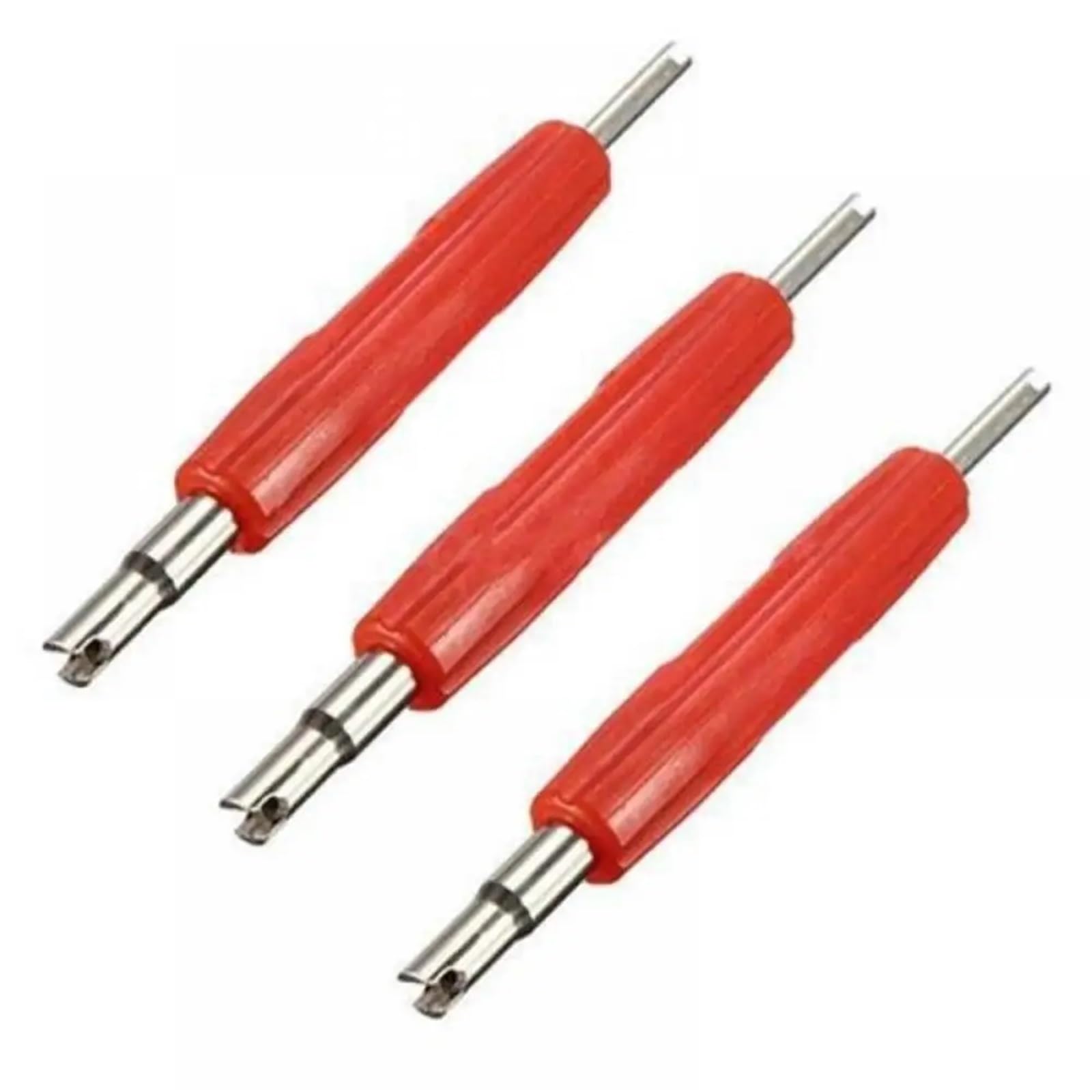 Herramienta de extracción núcleo válvula, 20 piezas, llave doble cabeza for neumáticos, aire acondicionado, camión, motocicleta, reparación e instalación, destornillador mecánico automóviles