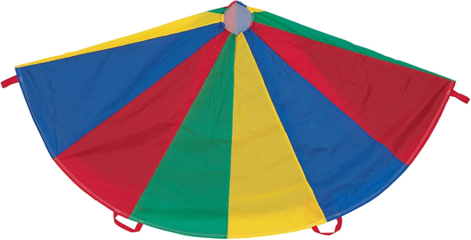Parachute; MultiColor; 24 Ft Diameter 20 Handles