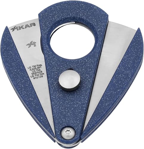 Miniatura 7 de Xikar Cortador de puros Xi2  Cortador de cigarros de guillotina doble de precisión con cuchillas de acero inoxidable 440, gris granito  Rockwell C