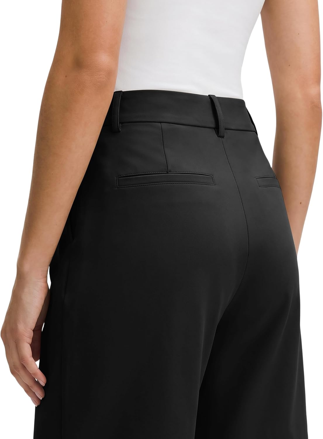 High Waisted Bermuda Shorts for Women with Pockets – Plus Size — view 2