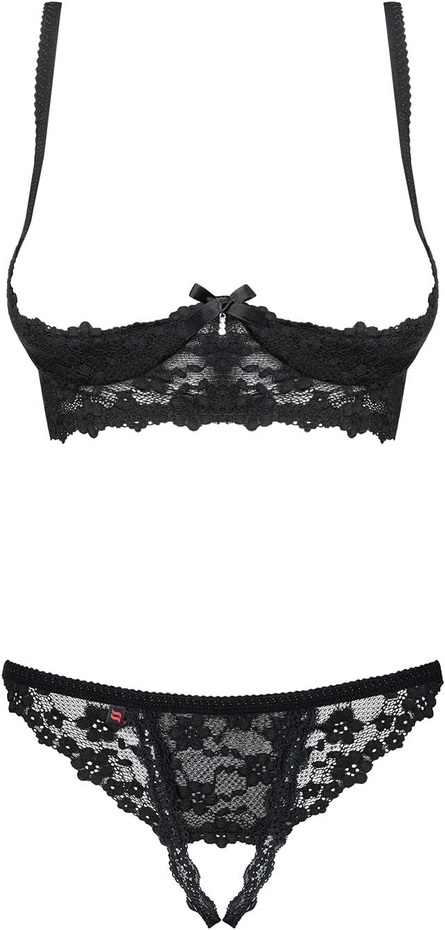 Obsessive Lingerie Letica Quarter Cup Shelf Bra Set
