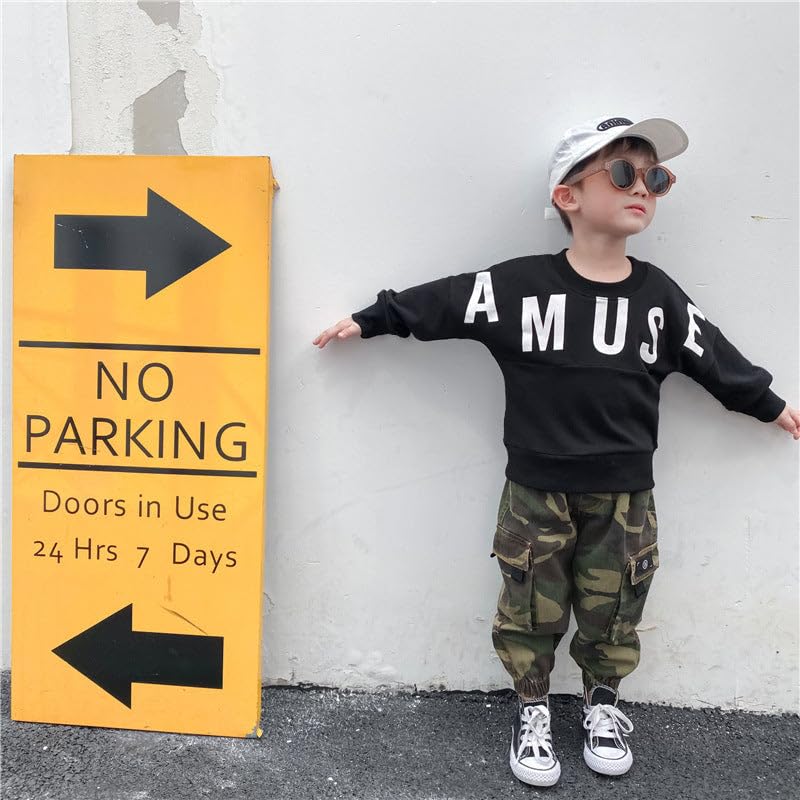 Trendy Patchwork Sweatshirt for Kids3