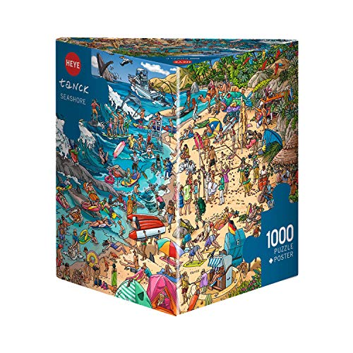 Seashore Puzzle: 1000 Teile (Dreiecksschachtel Puzzle Heye)
