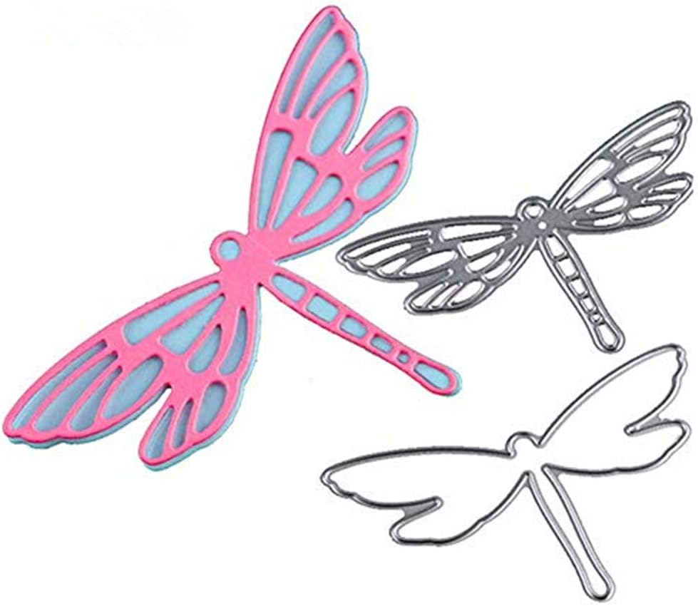 WYSE Metal Cutting Dies Dragonfly Die for Scrapbooking Card Making Tools (Dragonfly die 2 Pack)