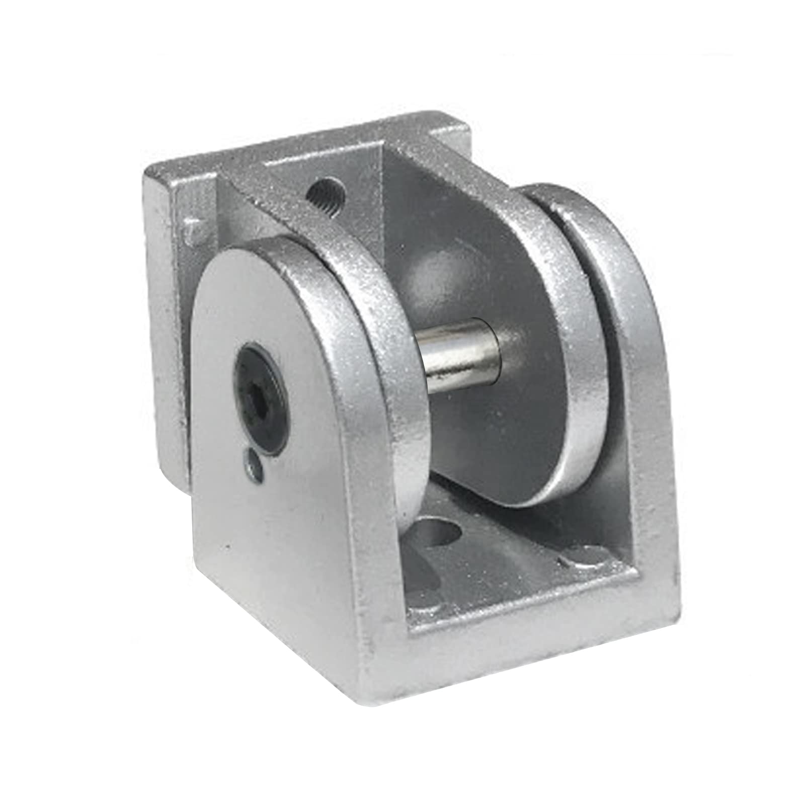 4 conectores angulares articulados, perfil de aluminio ajustable, conector de perfil de aleación de zinc, conector articulado de 180°, bisagra de aleación de aluminio, piezas de impresora 3D