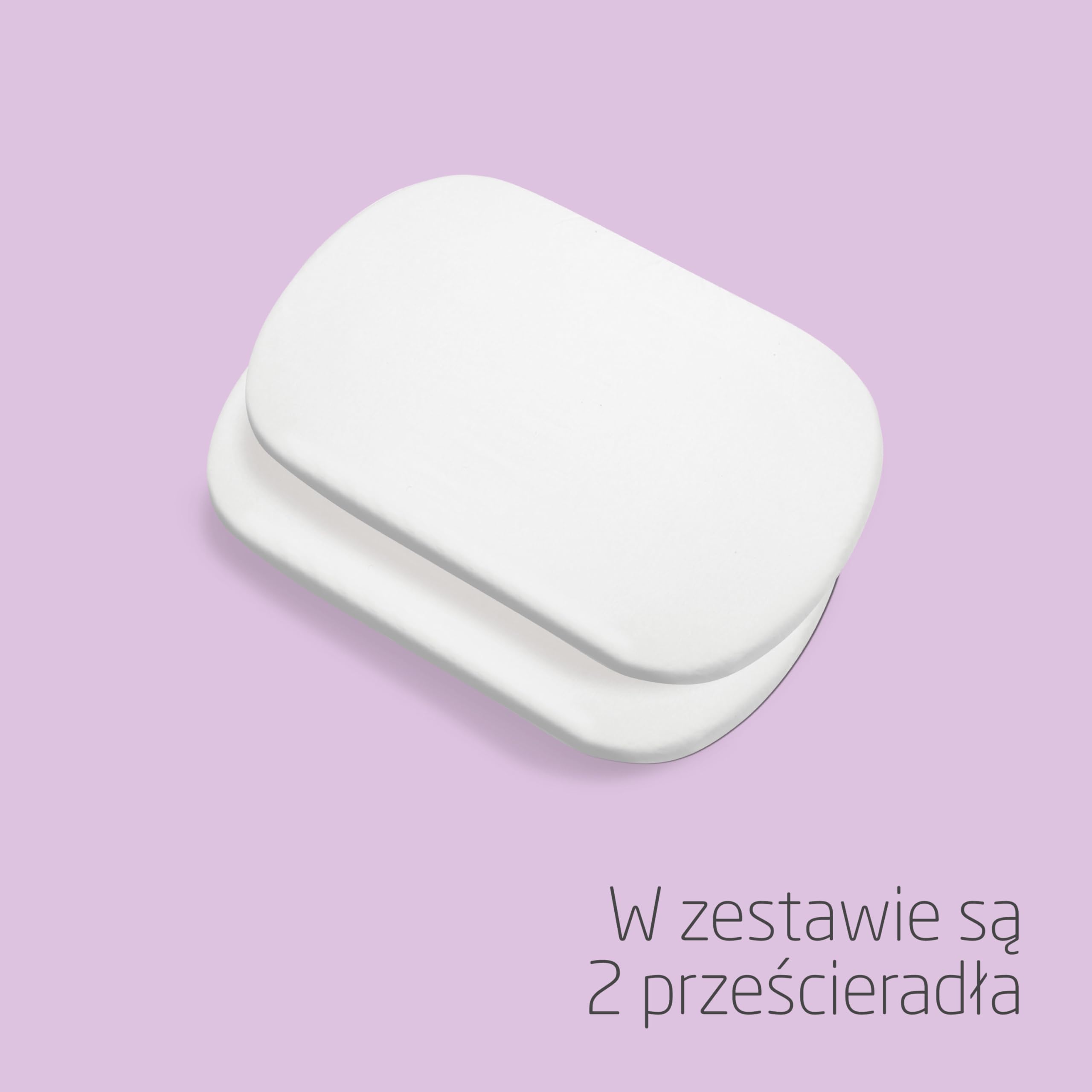 Maxi-Cosi Iora Wodoodporne Prześcieradła, Pościel do Łóżeczka, Wodoodporny Ochraniacz na Materac i Prześcieradła z Gumką do Dostawki Maxi-Cosi Iora i Tori, Zestaw 2 szt., Biały