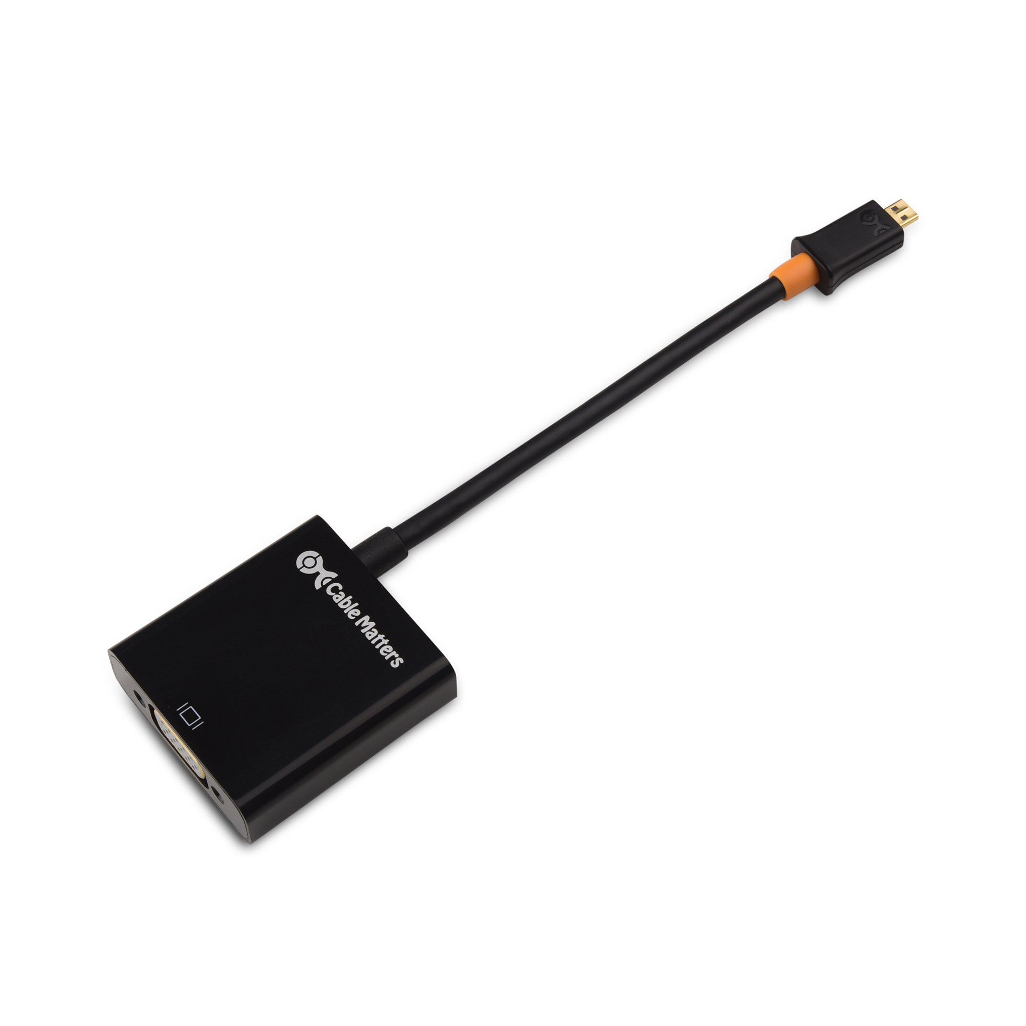Cable Matters Adaptateur Micro HDMI vers VGA Noir