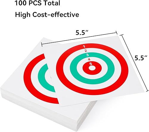 Miniatura 4 de Trampa para pistola BB, objetivo de Airsoft, objetivo de pistola de pellets, con 10 objetivos de papel, siluetas de metal restablecidas, objetivos