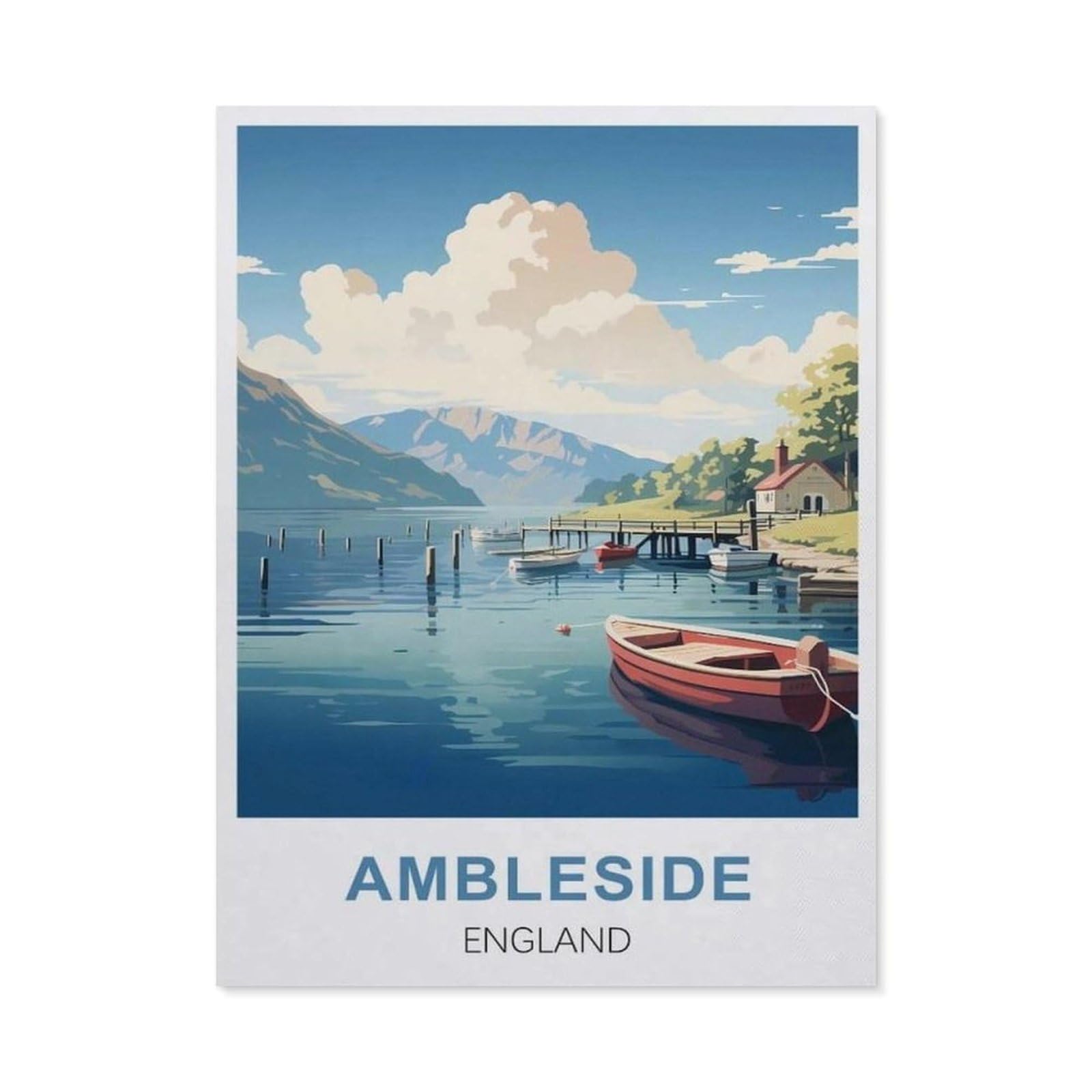 BEAYODKP Full Diamond 5D DIY Diamond Painting，Ambleside England