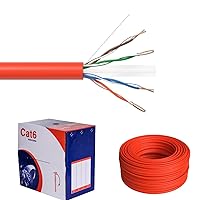 Vista 13 de SATMAXIMUM CAT6 Cable 1000ft Pull Box Solid Ethernet LAN UTP Cable 23AWG 550Mhz RJ45 Network CCA Copper Clad Aluminum Wire Bulk (Black, 1000FT)