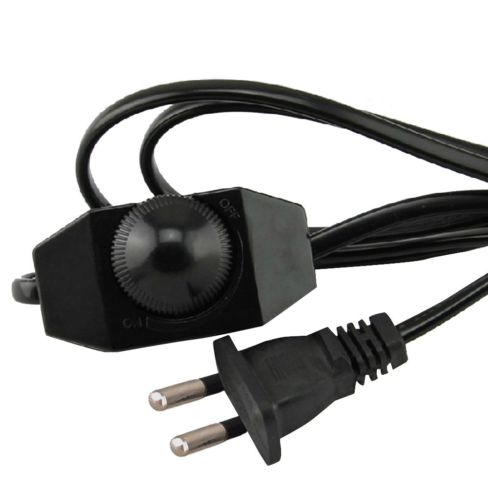 Nema Lamp Switch Dimmer With Line EU Plug - 1.8M - Black — Amazon image 2