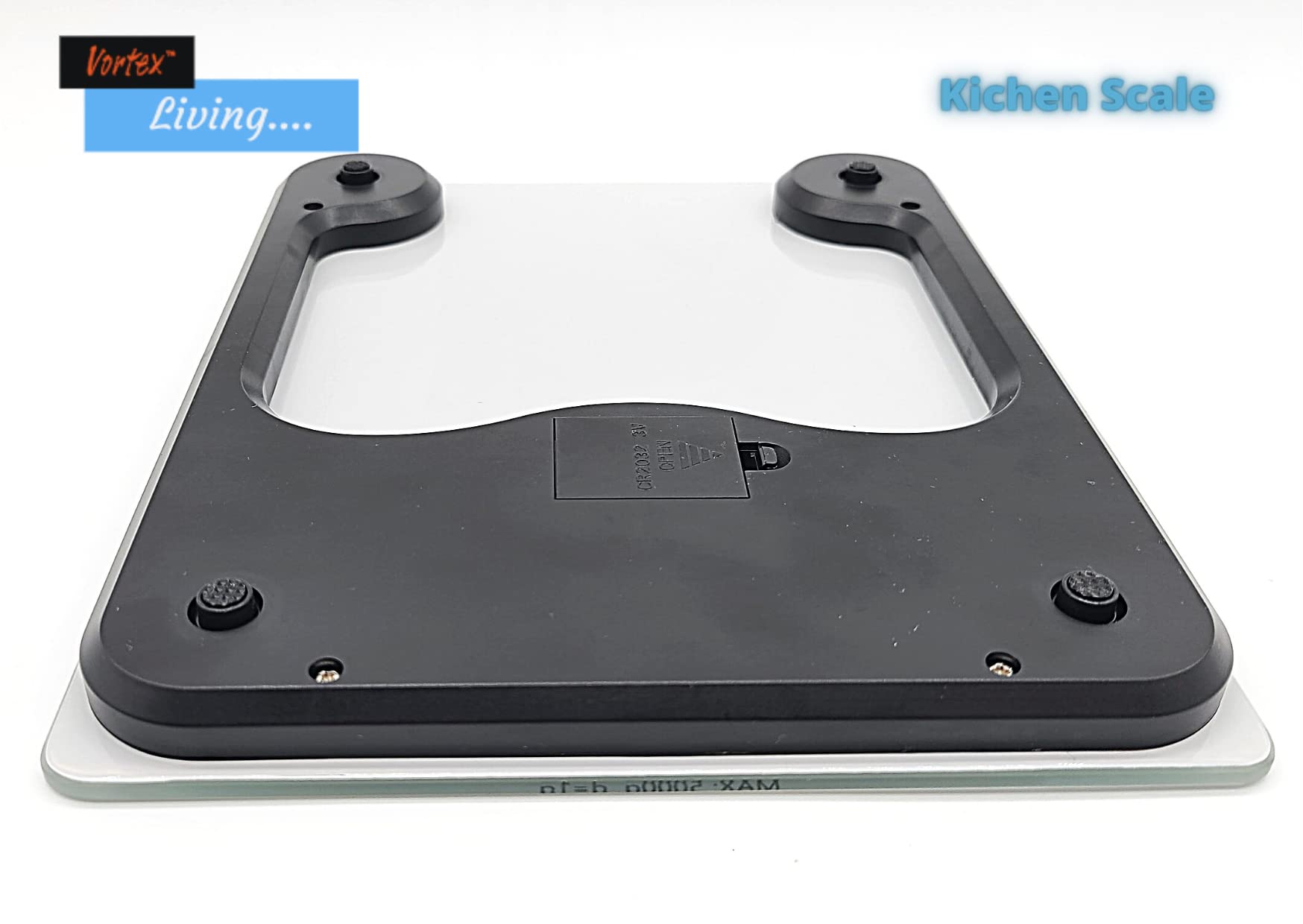 K7912 Botón táctil Función tara 9/IL: Pantalla LCD Oz/oz/ml Sistema de sensor de extensométrico de alta precisión Plataforma de vidrio templado Escala electrónica de cocina 5kg