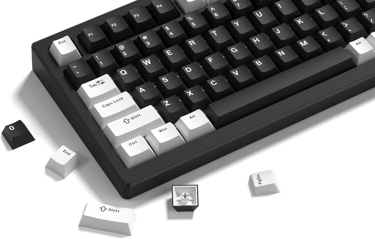 Womier ダブルショット PBT キーキャップセット 123 キー