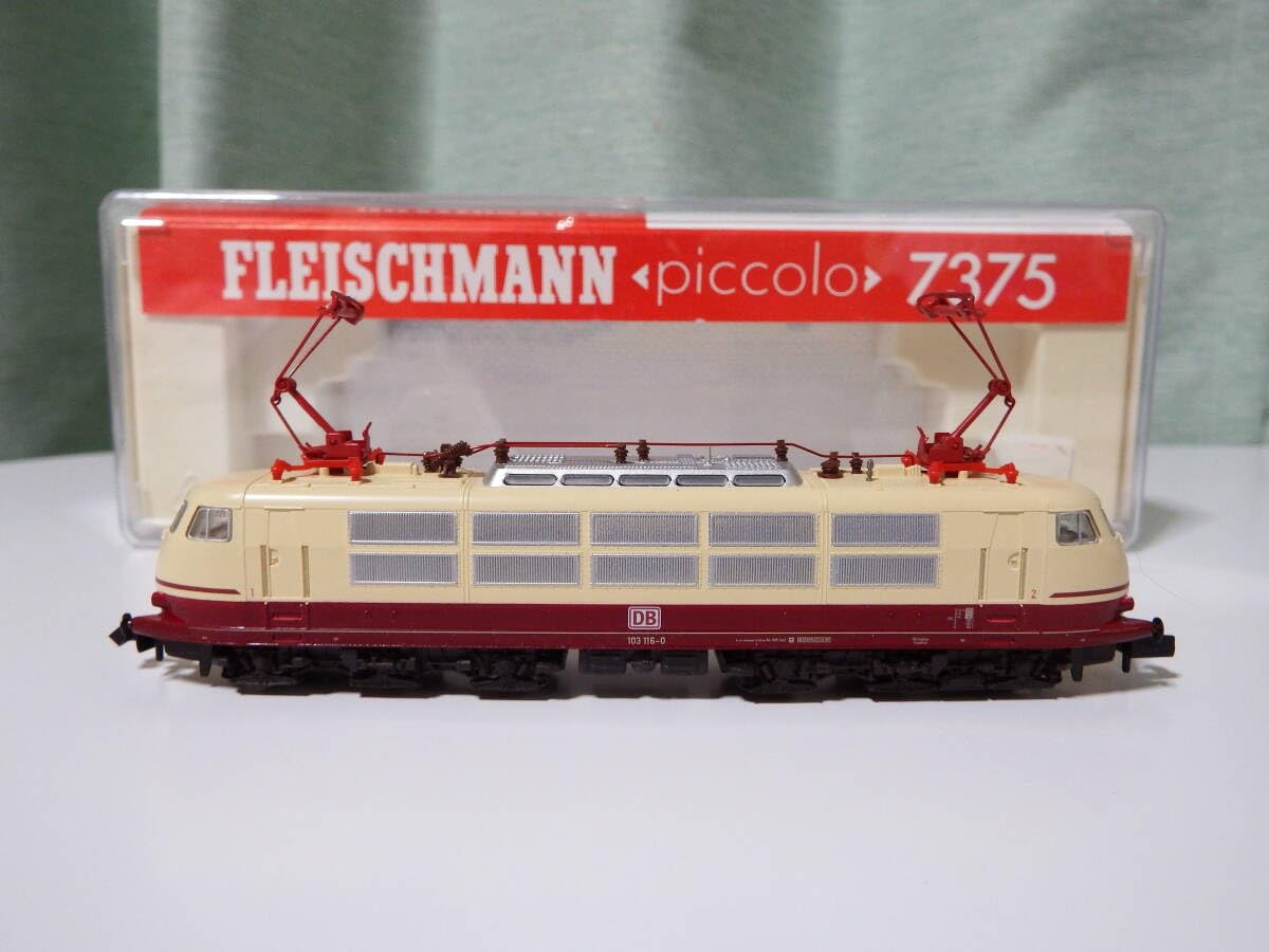 鉄道模型 FLEISCHMANN piccolo 7375 Amazon.co.jp: FLEISCHMANN 7375 DBAG ドイツ鉄道 電気機関車BR103 TEE