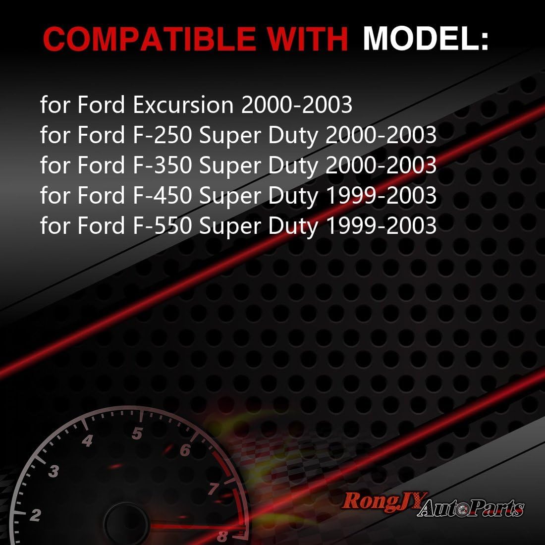 1 Cooler To Reservoir Power Steering Return Line Hose Assembly for Ford F-250 Super Duty 7.3L 2000-2003, for F-350 Super Duty 7.3L 2000-2003 Replace# 9792330, 91997