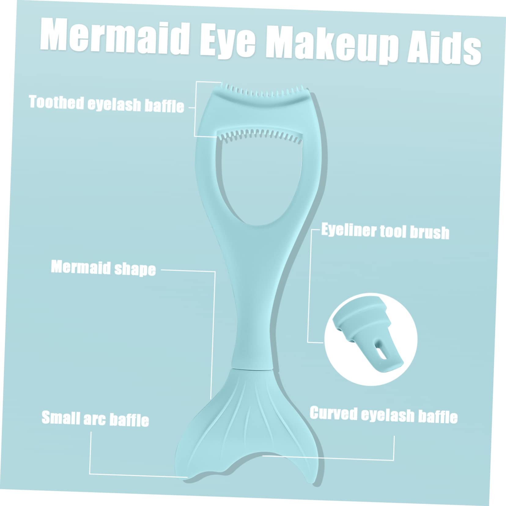 FOMIYES 9pièces Mascara Shield Outil De Pour Mascara Applicateur Et Peigne à Couleurs