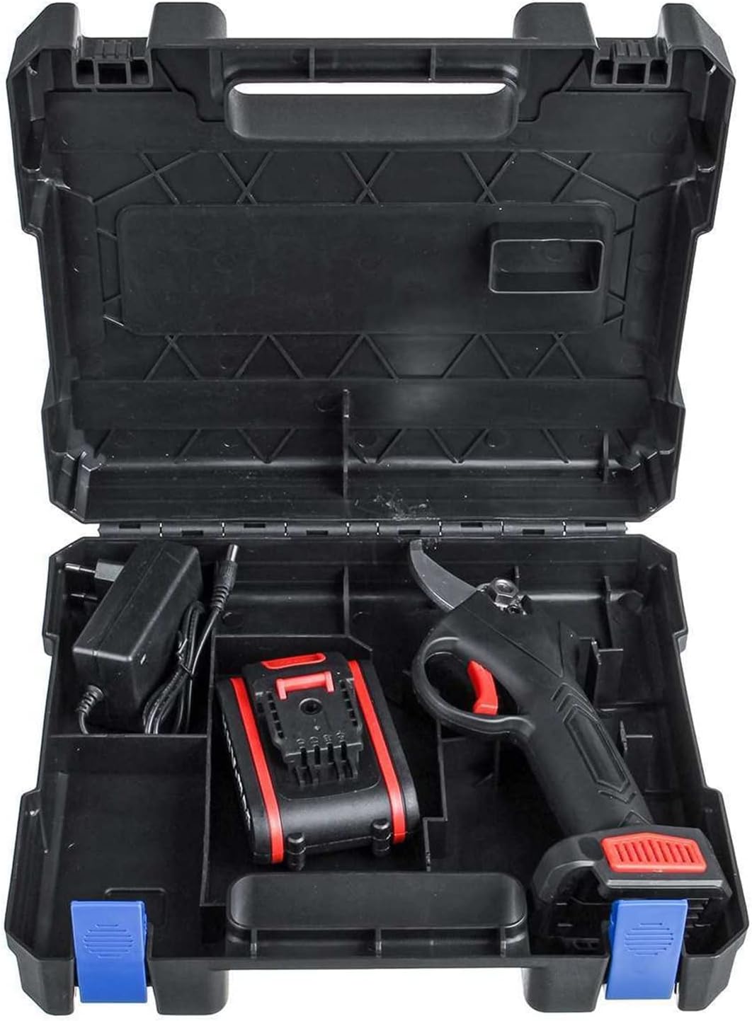 88V 30mm Cordless Electric Pruner Pruning Shears Efficient Fruit Tree Bonsai Pruning Branche Cutter Landscaping Garden Tool (Brown)