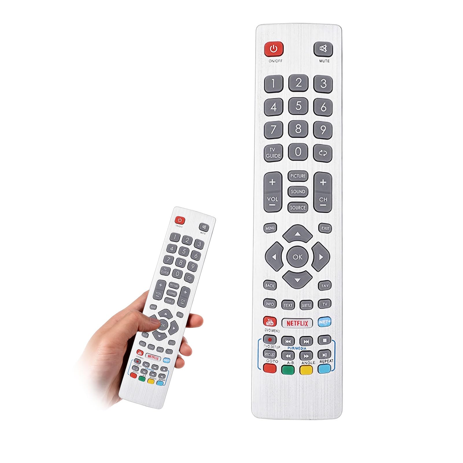 For SHARP TV Remote Control, For SHARP Remote Controls for TV,for Sharp Aquos TV Remote Control, Replacement Remote Control Compatible with Smart Televesion