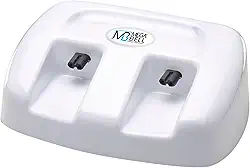 Mega Bell, Base dupla aquecedora de cera para depilação Roll-on, Cera-Matic Roll-on, Bivolt, Branca