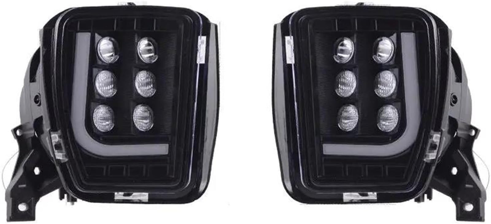 Fendinebbia automatici Fendinebbia Parti fendinebbia Gruppo fendinebbia 1 coppia per Dodge per ram 1500 2013-2017