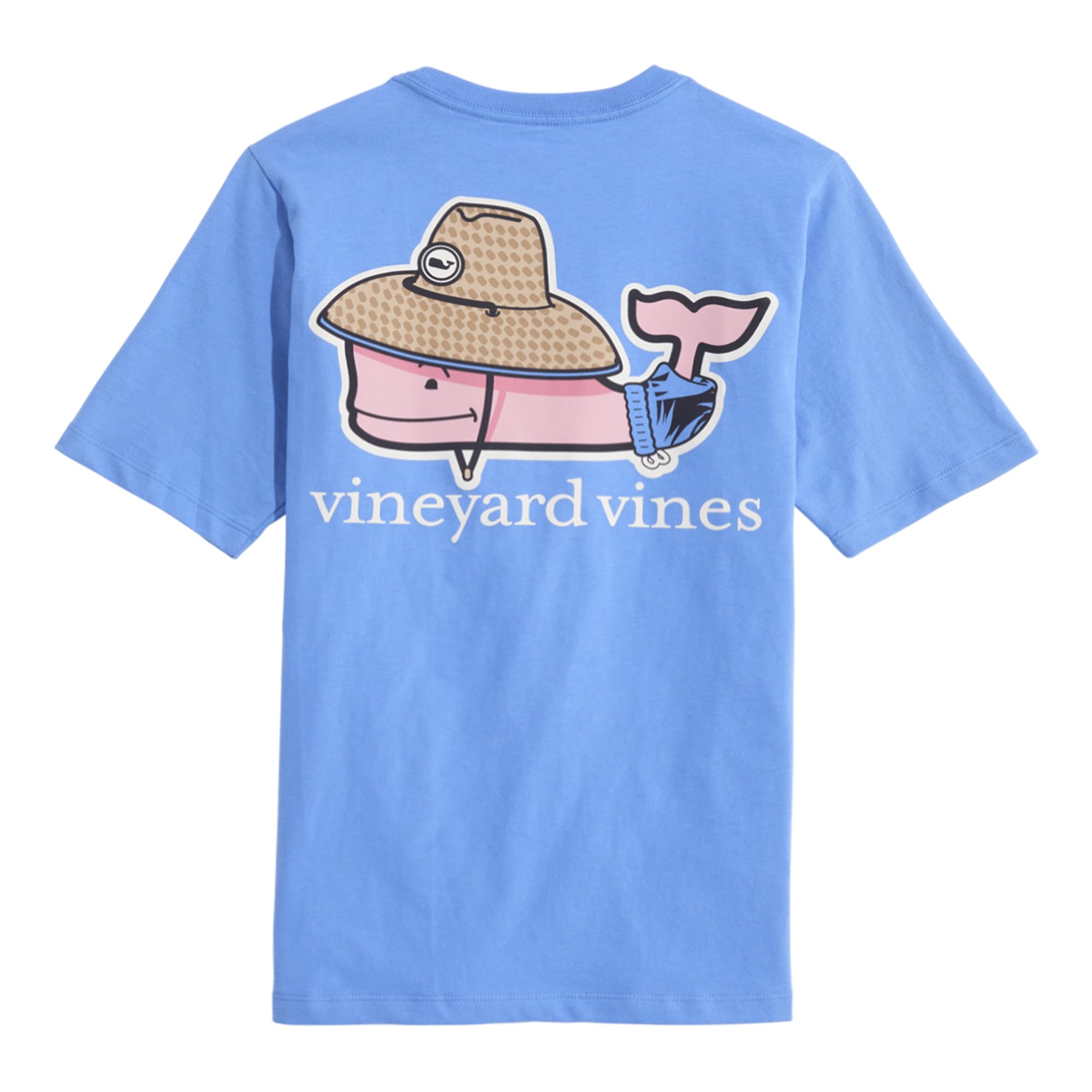 vineyard vines Boys' Beach Character Whale Short-Sleeve Pocket Tee