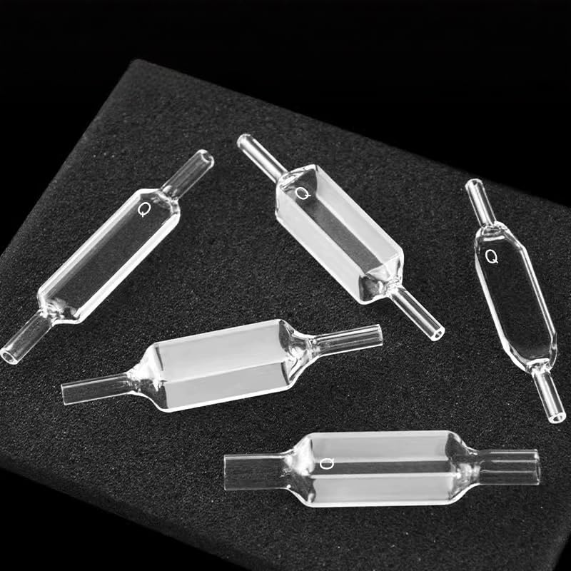 Quarz-Durchflussküvette – 10 mm optische Pfadlänge, 3,5 ml Fassungsvermögen, Dual-/Quad-Pfad, >80% Transmission, 1 Stück(Dual-Path 7mm TL 60mm)