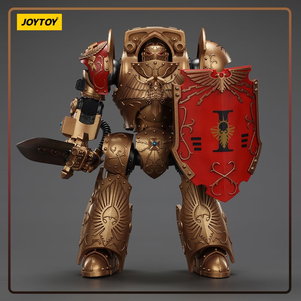 JOYTOY Warhammer 40k Legio Custodes, JT00805 Legio Custodes Contemptor-Galatus Dreadnought 1/18 Action figure Collect Model Kits - Image 2