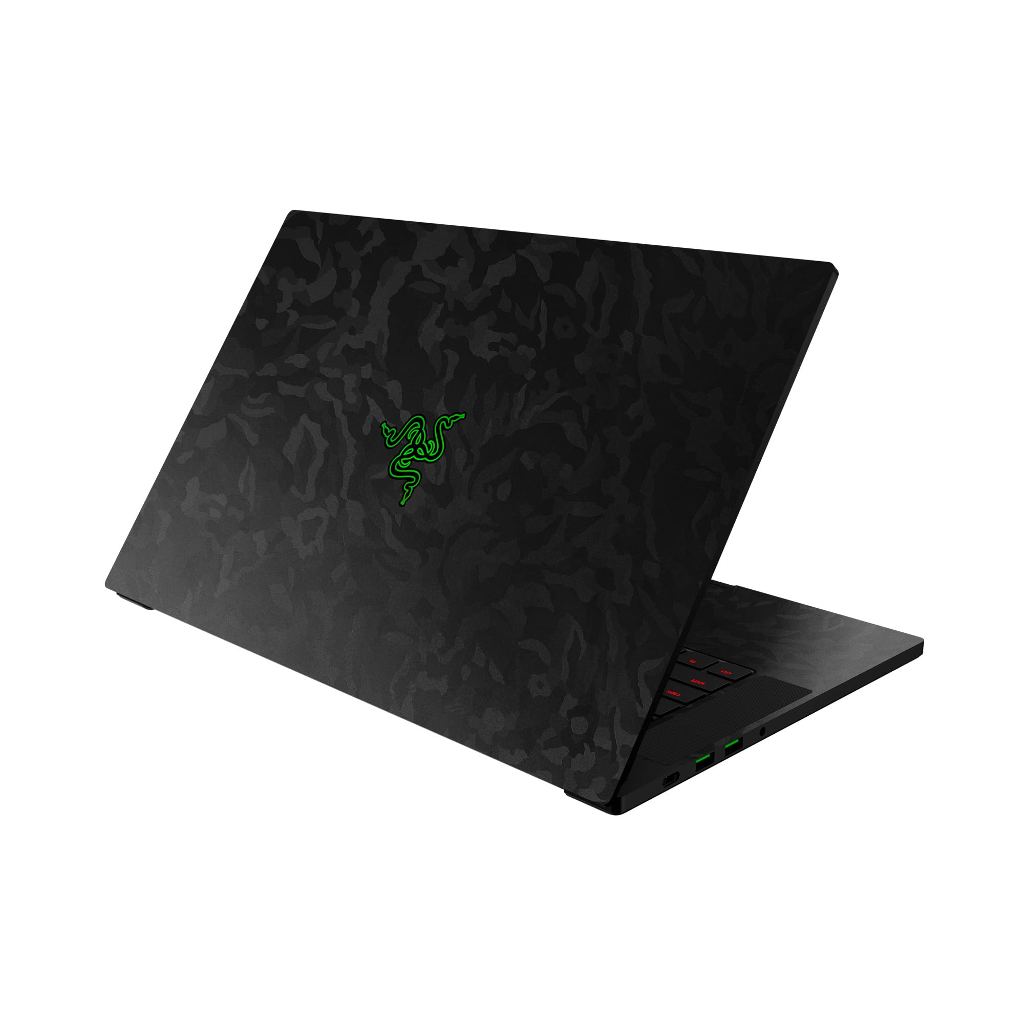Razer Skin Vinyl Laptop Wrap: Blade 15 - Full Wrap - Premium 3M Cast Vinyl - Scratch Protection - Unique Designs & Finishes - Easy Application - Lenticular Camo - Black