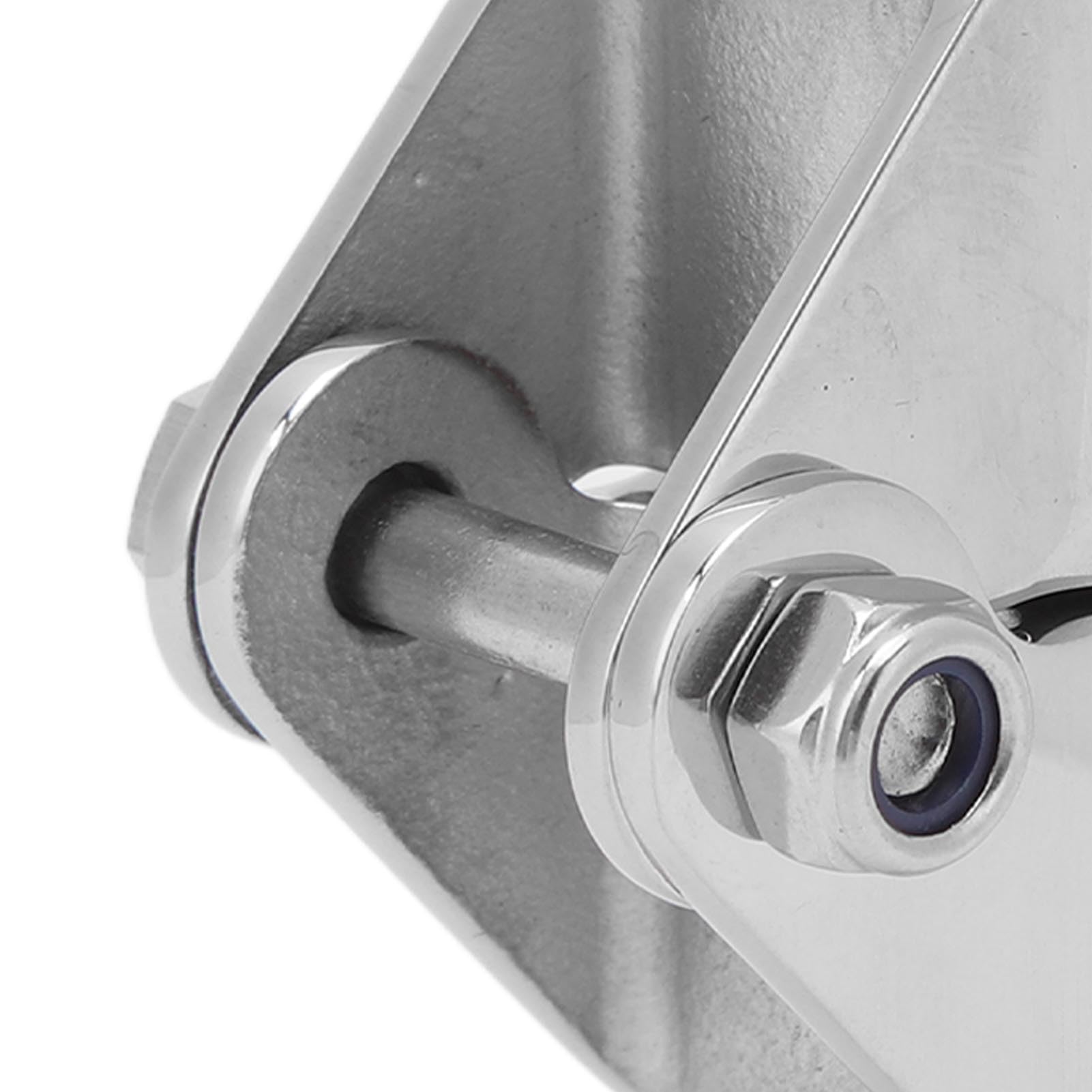 4 pezzi connettore per tubi girevole in acciaio inox da 25 mm, connettore per tubi per barche con giunto rotante per yacht marini, imbarcazioni gonfiabili, raccordi per tubi di cor