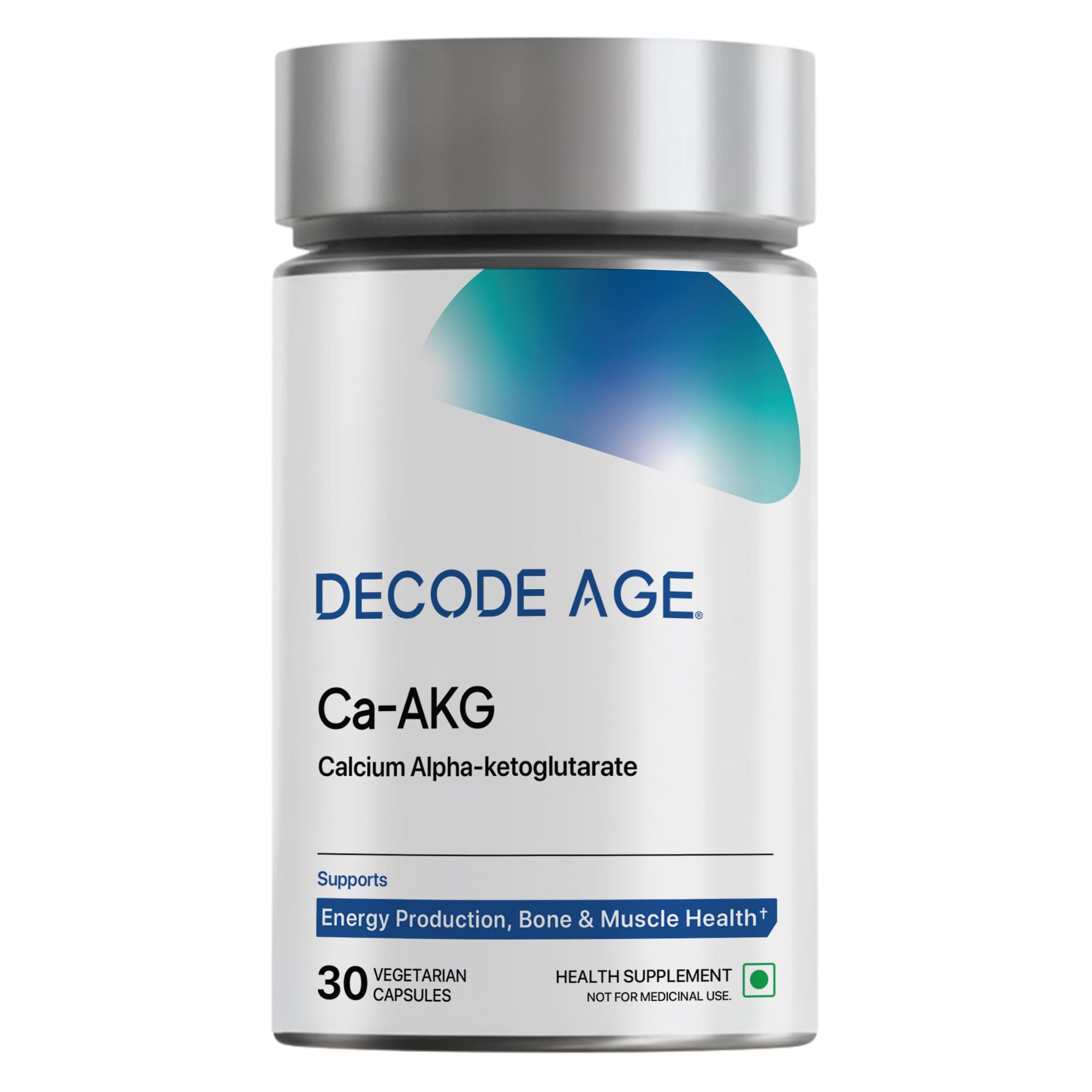 Sponsored Ad - Decode Age Ca-AKG Supplement 500 mg – 99.9% Pure, Highly Bioavailable Calcium Alpha-Ketoglutarate for Bone Strength, Energy & Muscle Recovery – Clinically Tested, 30 Vegan Capsules