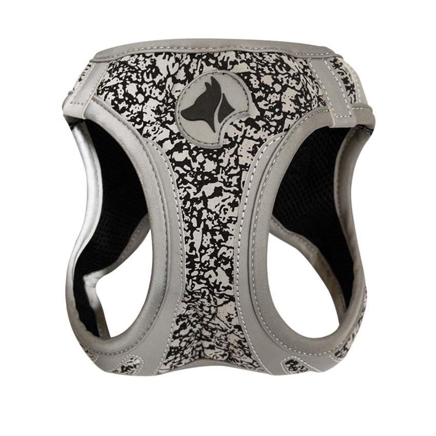 Croci Hiking Reflective High Visibility - Pettorina riflettente catarifrangente per cani, regolabile e imbottita, doppia chiusura di sicurezza velcro e fibbia, taglia L 46-53 cm