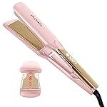ELLA BELLA Titanium Flat Iron Hair Straightener (with Infrared)  Professional Straightening Iron  Digital Display to Accurately Control Temperature  As Featured in Good Housekeeping