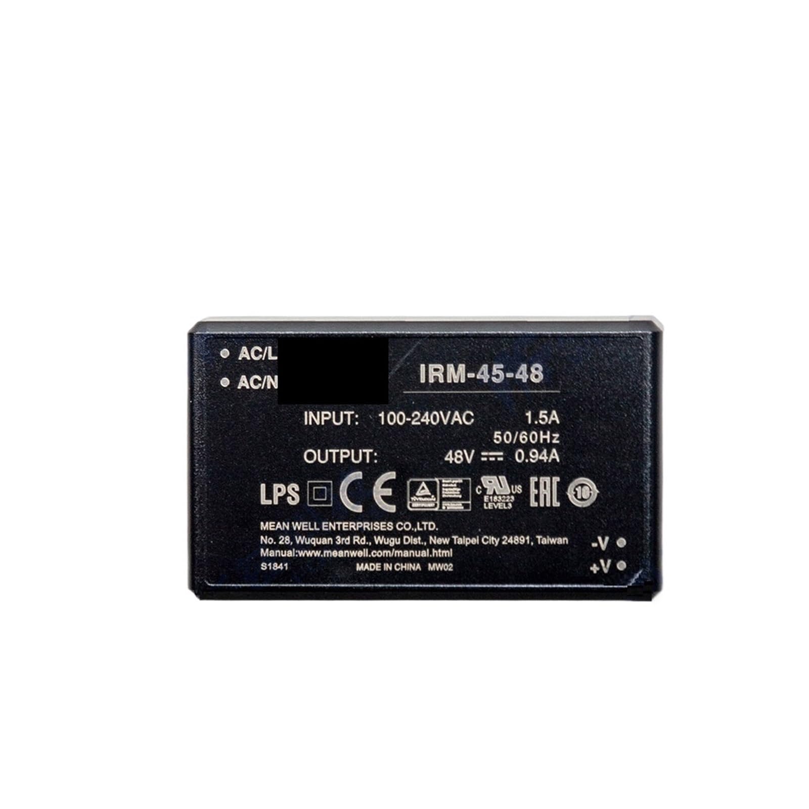 Alimentation pour module de montage IRM-45-5 convertisseur AC/DC 5V