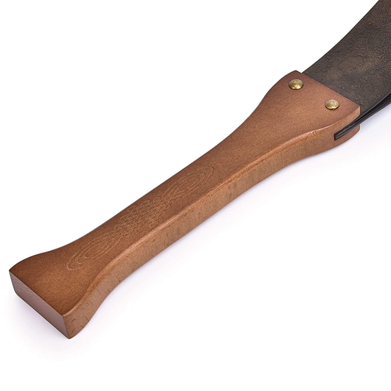 SM Paddle Erótico Flogger Whip Bondage Spanking Paleta de piel de vaca con mango de madera Cosplay Juego de rol Fetiche Juguete sexual para mujeres, hombres y parejas Extremo
