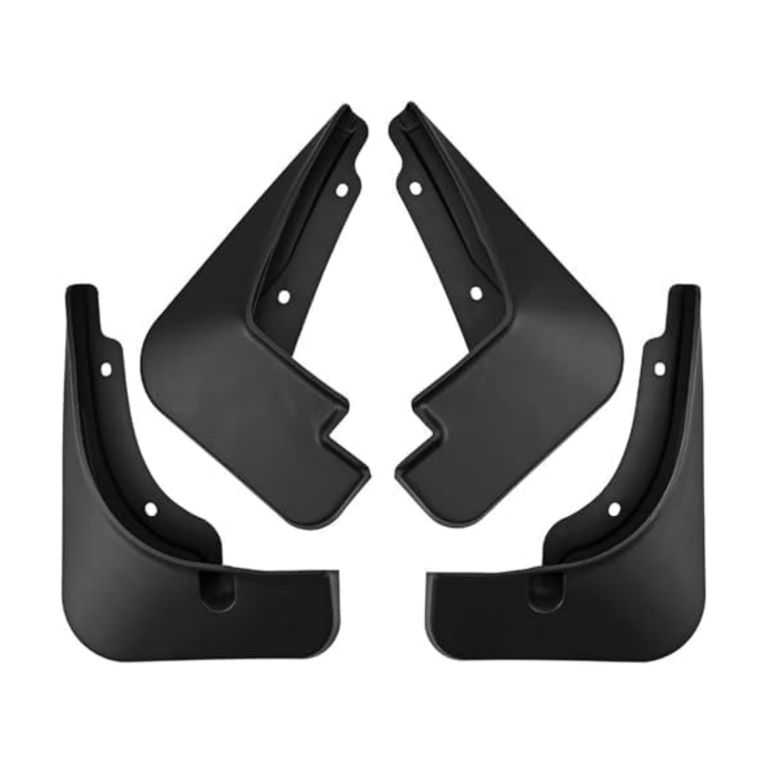 ONEMAJI 4 Pcs Car Mud Flaps for Chevrolet Trailblazer 2002-2009, Heavy Duty Splash Guards Protective Mudguards Durable Front and Rear Wheel Arch Mudflaps