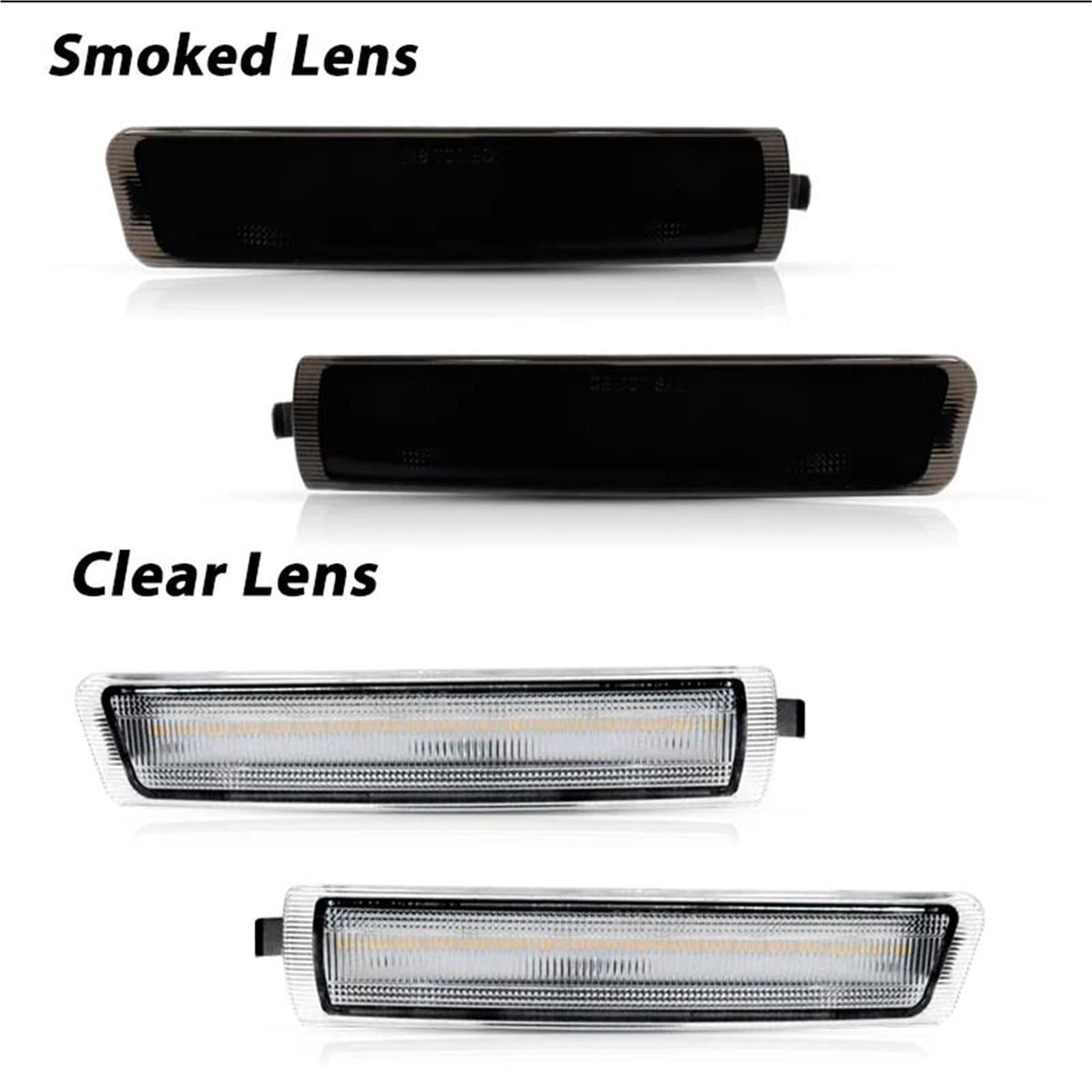 Specchietto Retrovisore Luci Blinker Per Z3 1996-2002 Auto T10 LED Luce Di Posizione Laterale Anteriore Parafango Coupé Roadster Direzione Luci Guida 12V(Clear Lens Amber)
