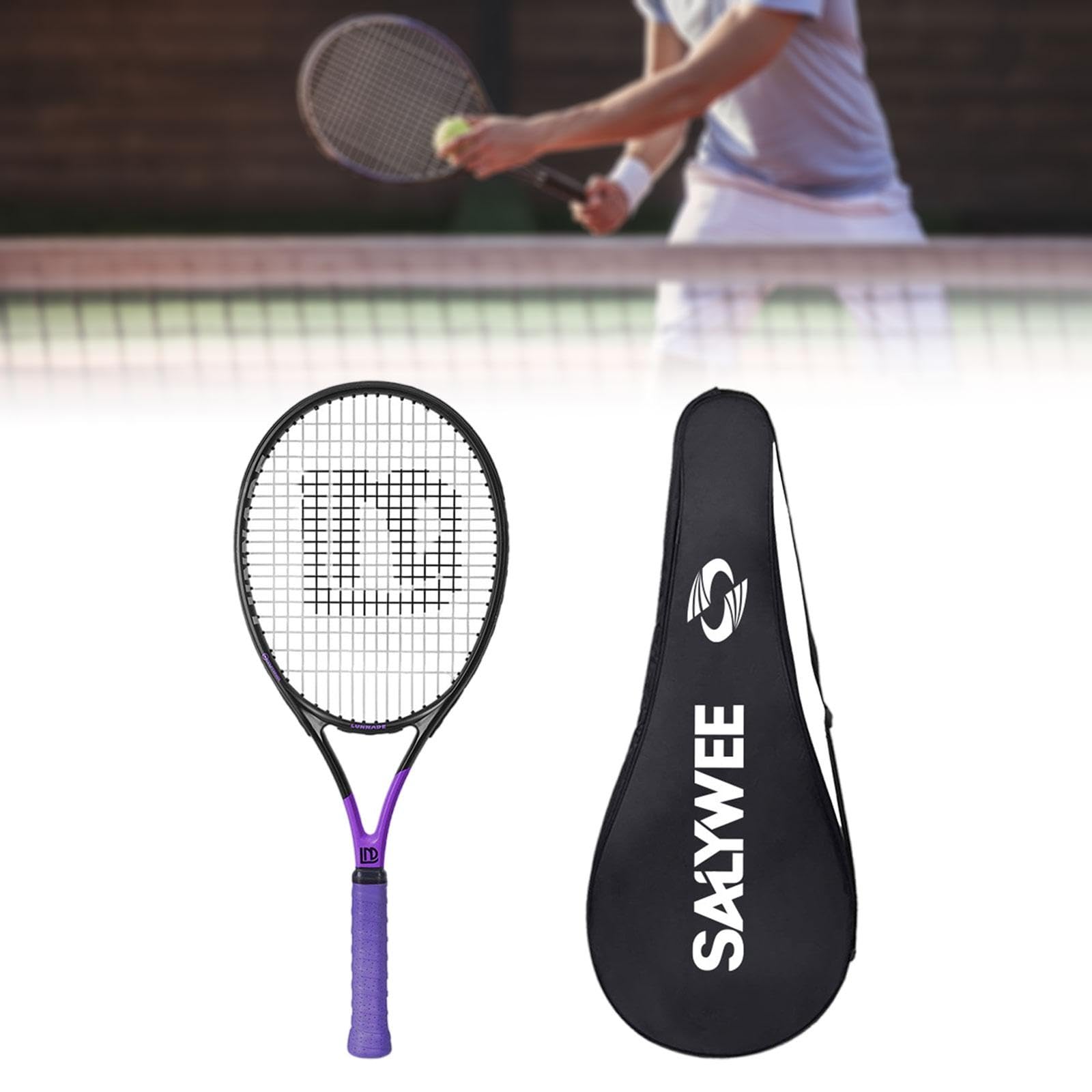 Racchetta per Allenamento Individuale di Tennis, Modello in Fibra di Carbonio per Uso Domestico.