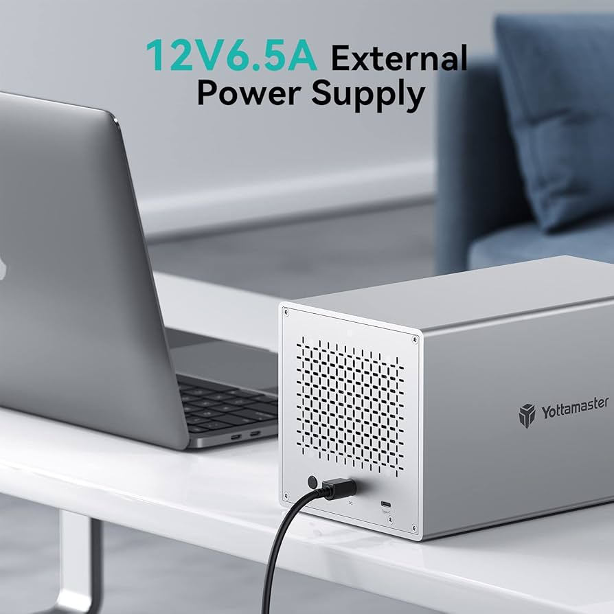 Amazon.com: Yottamaster 4 Bay External Hard Drive Enclosure