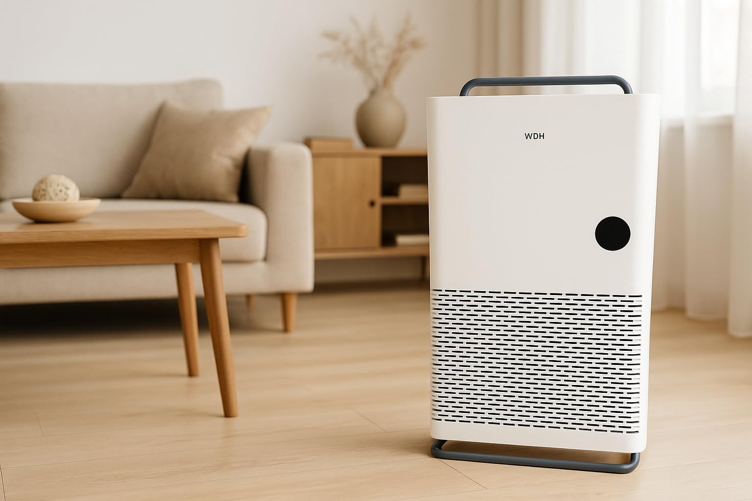 Aktobis WDH-NDU22WT - Radiateur électrique à convection et chauffage avec fonction Wi-Fi, écran tactile, télécommande et minuteur (2,2 kW) IP24