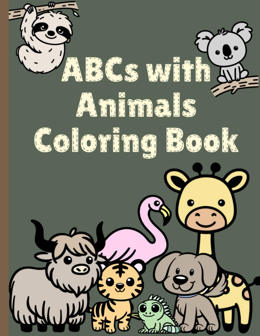 ABCs with Animals Coloring book for Kids: Educational Alphabet Coloring and Activity Pages with Animals for Children Ages 3-8