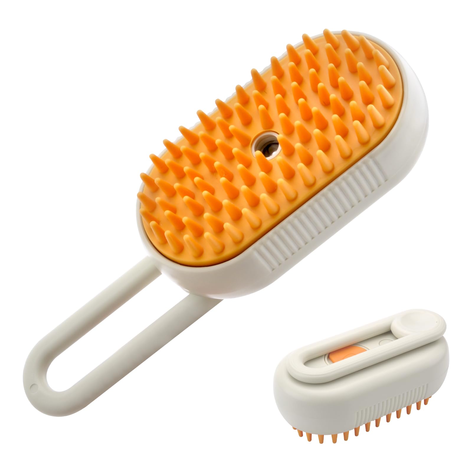 HENGBIRD Cepillo para gatos con vapor, cepillo para gatos Steamy Pet Brush Dog Cat Gato Cepillo de vapor con agua Cepillo de vapor Perro Masaje Peine para gatos Peine para gatos con vapor Peine para