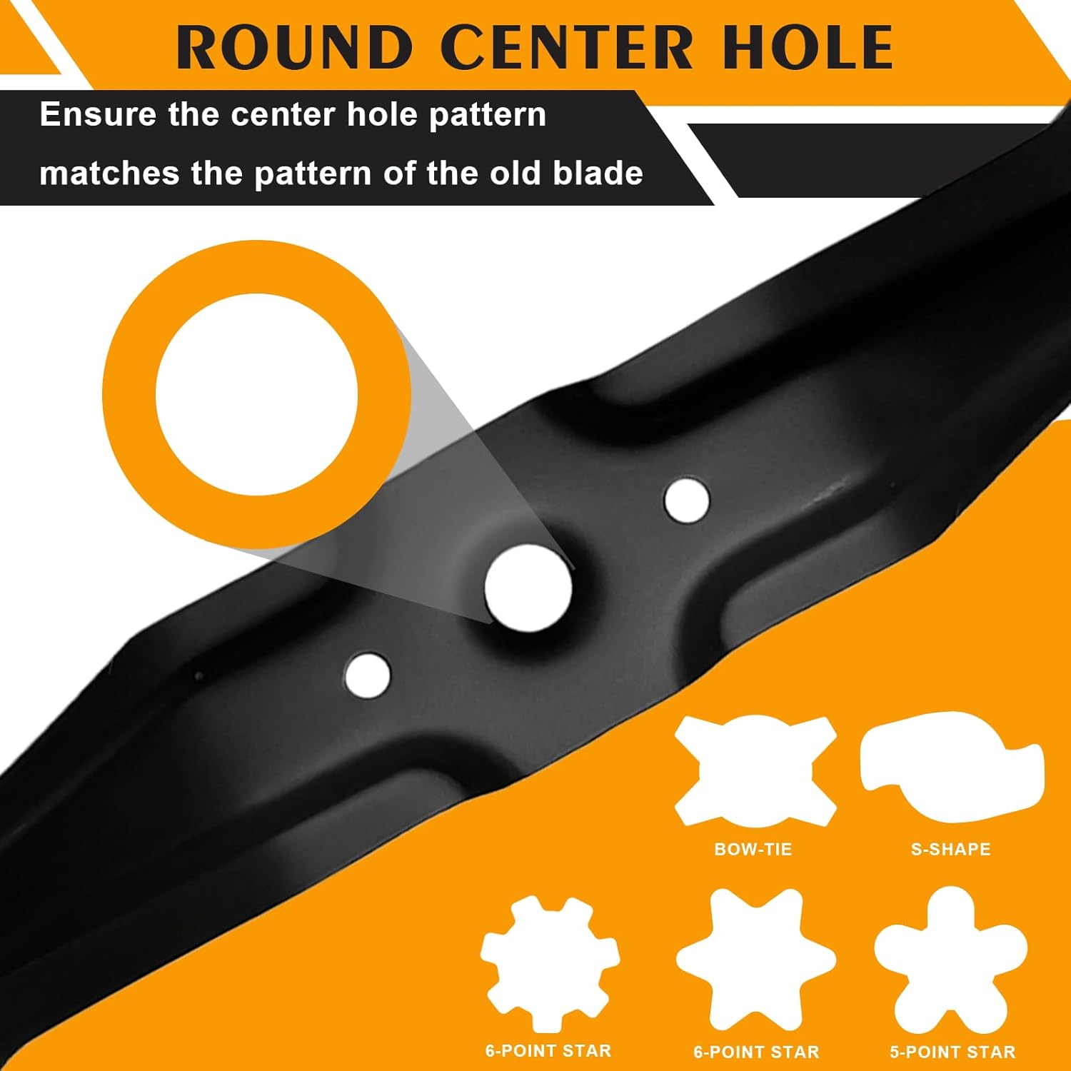72531-VH7-000 & 72511-VH7-000 Mulching Blades Kit Compatible with 21" Deck Hon-da HRX217 HRX217K1 HRX217K2 HRX217K3 HRX217K4 Lawn Mowers，2 Pack
