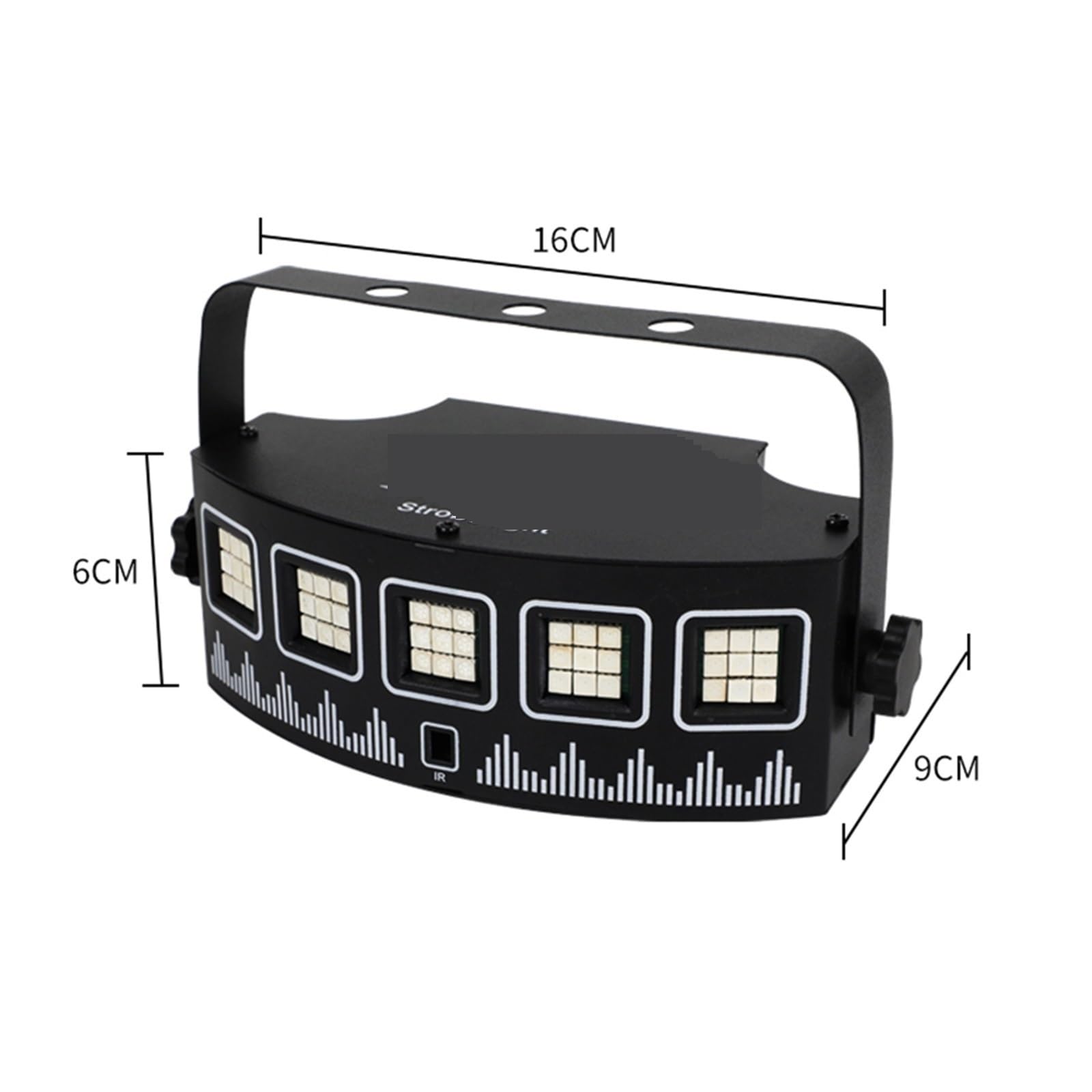 USB Disco DJ Luce stroboscopica con Remote Party Holiday Xmas Music Club Bar Dance Sound attivato Flash LED RGB Stage Lighting