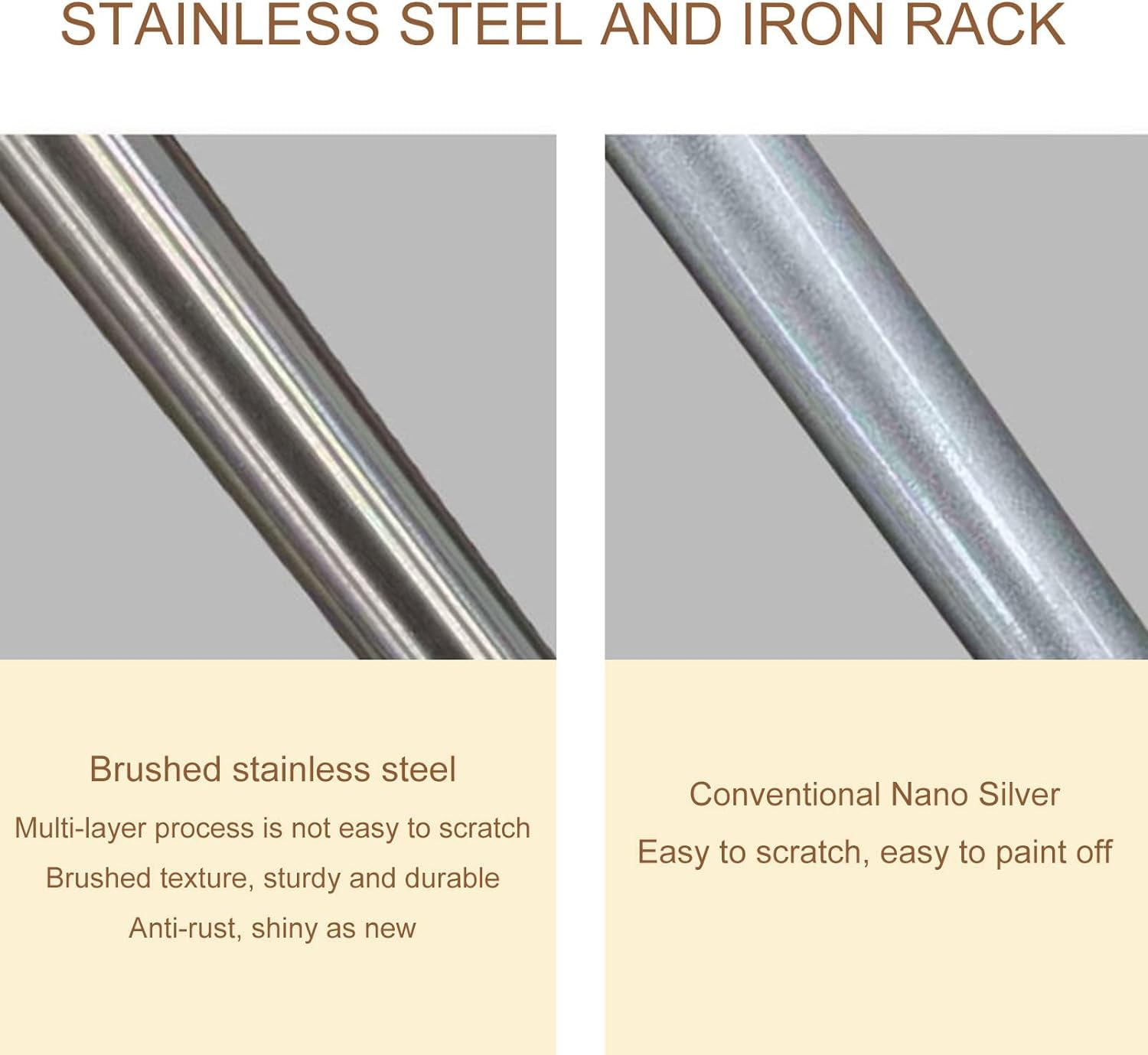 Appendiabiti, Appendiabiti per Vendita al Dettaglio, Attrezzature per Negozi, Binario per riporre Abiti Montato a soffitto, Appendiabiti in Filo Metallico ad Altezza Regolabile, Appendiabiti