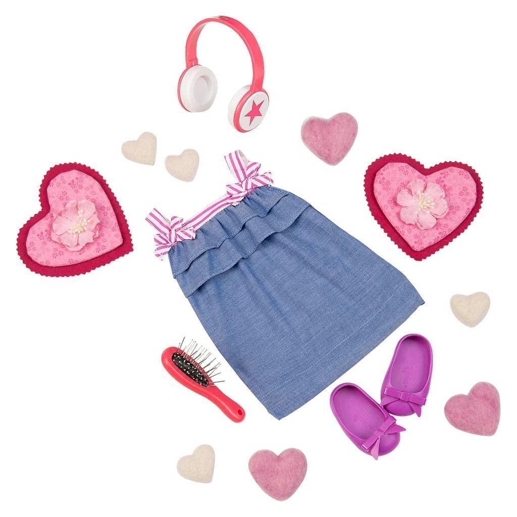 Our Generation 44278 - Layla OG Puppe mit Partyoutfit B, 46 cm