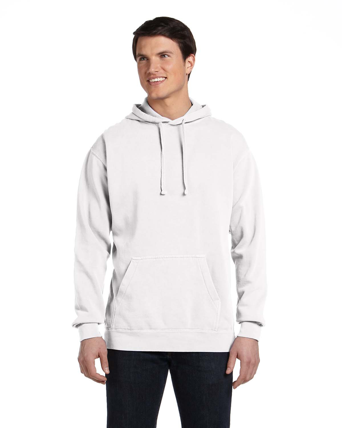 Comfort Colors 9.5 oz. Garment-Dyed Pullover Hood (1567) White, 3XL